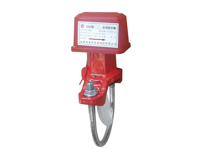 Saddle type flow indicator